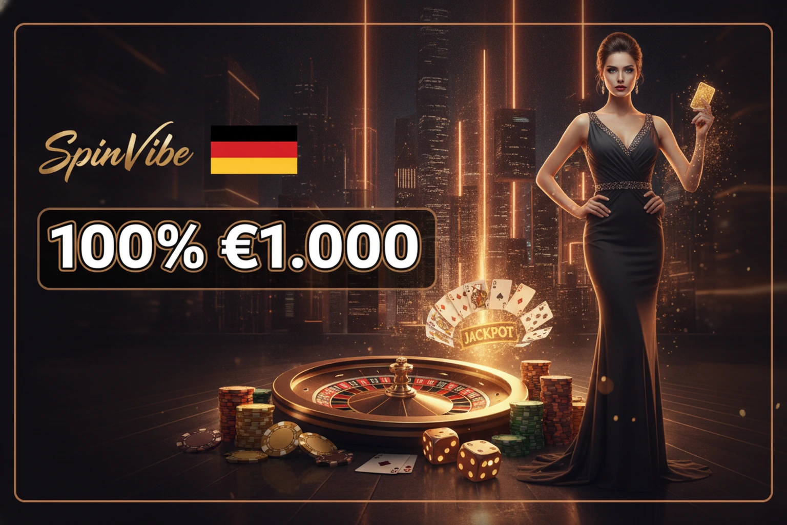 SpinVibe Bonus für Deutschland: Willkommensbonus & Freispiele 2026