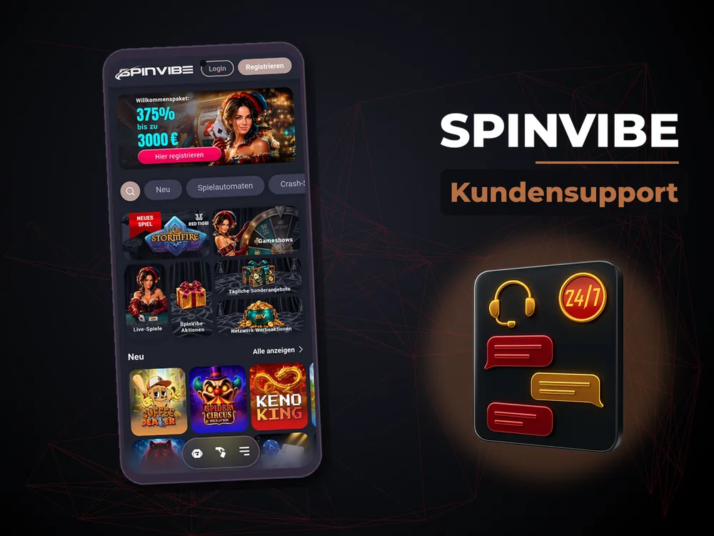 SpinVibe - Kundensupport